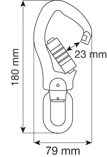 karabína s obratlíkom na kmeňovku