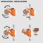 Nožný blokant pre arboristiku Climbing Technology Quick Tree - Typ: blokant s adaptérom na stupačky, Pravý / ľavý: pravý