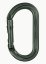 Oválna karabína Petzl OK - Typ: triact lock, Farba: čierna