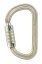 Asymetrická oceľová karabína Petzl Vulcan - Typ: screw lock, Farba: zlatá