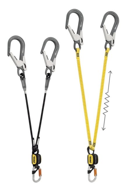 Tlmič pádu s dvoma lanami Petzl Absorbica Y MGO