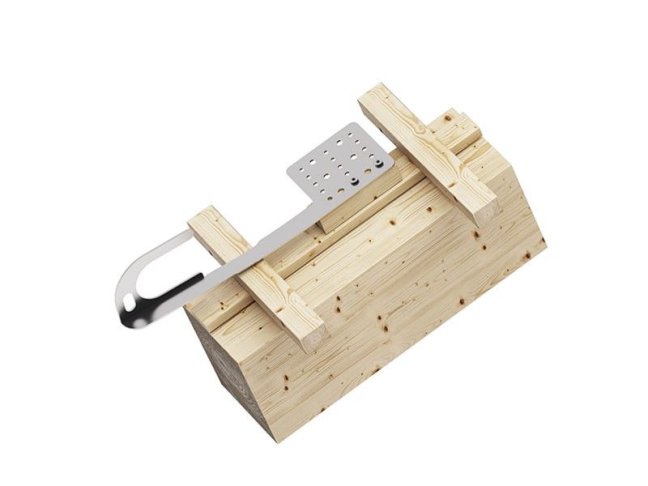 Hák na rebrík na strechu Rothoblaas Hook Spike - Typ: Hook 50