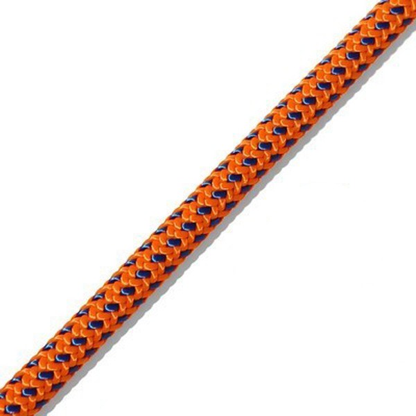 Arboristické lano Teufelberger Tachyon 11,5 mm - Dĺžka: 45 m, Farba: zelená + modrá, Ukončenie: so splietaným okom