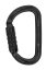 Asymetrická karabína Petzl Am´D - Typ: twist lock, Farba: čierna