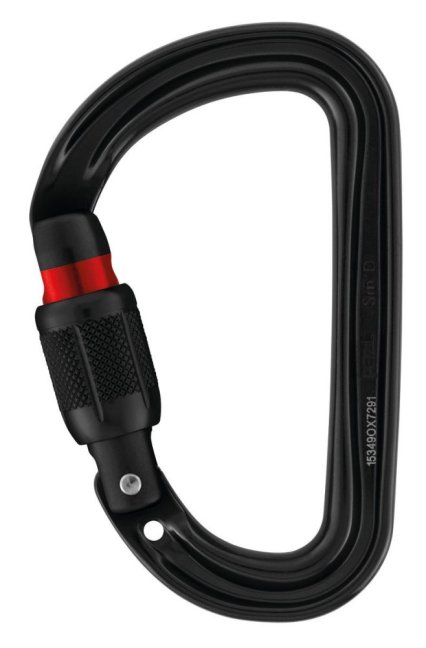 Kompaktná karabína Petzl Sm'D - Typ: twist lock, Farba: žltá