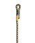 Arboristické lano Edelrid XPe 12,3 mm - Dĺžka: 50 m, Farba: žlto-modré, Ukončenie: bez pripájacieho oka
