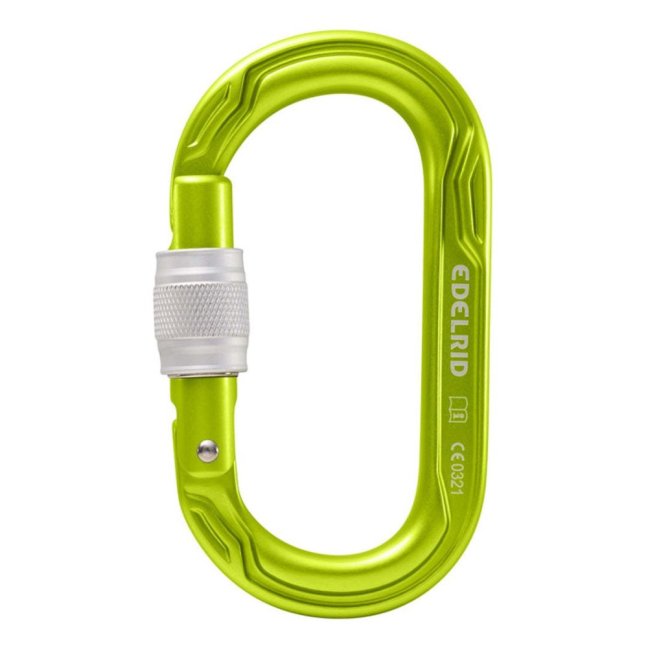 Oválna karabína Edelrid Oval Power 2500 - Typ: screw lock