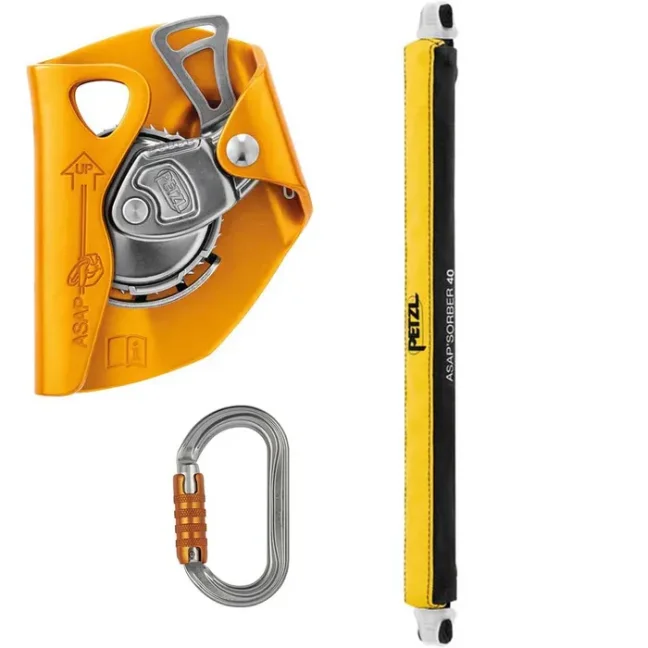 Zachycovač pádu Petzl ASAP - Typ: Asap + karabína OK TL + Asapsorber 20 cm