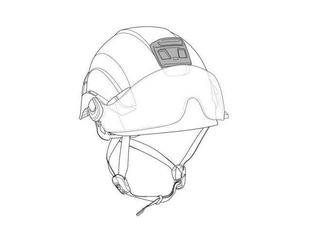 Držiak na člelovku Petzl Helmet Adapt
