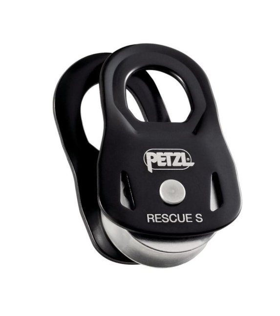 Záchranárska kladka Petzl Rescue - Typ: S, Farba: čierna