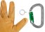 Asymetrická karabína Petzl Am´D - Typ: twist lock, Farba: čierna