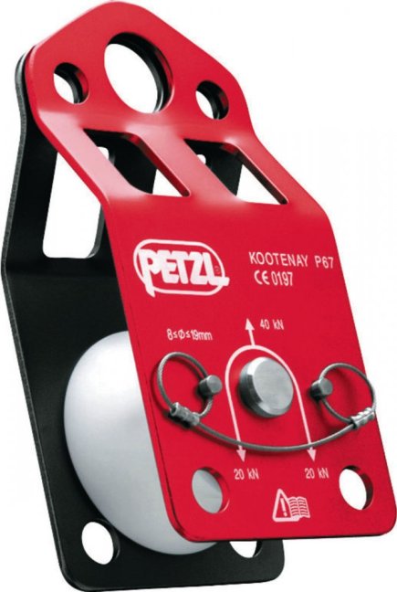 Špeciálna kladka na prechod uzlov Petzl Kootenay