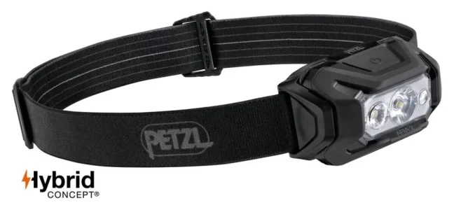 Pracovná čelovka s farebným svietením Petzl Aria 2 RGB - Farba: čierna