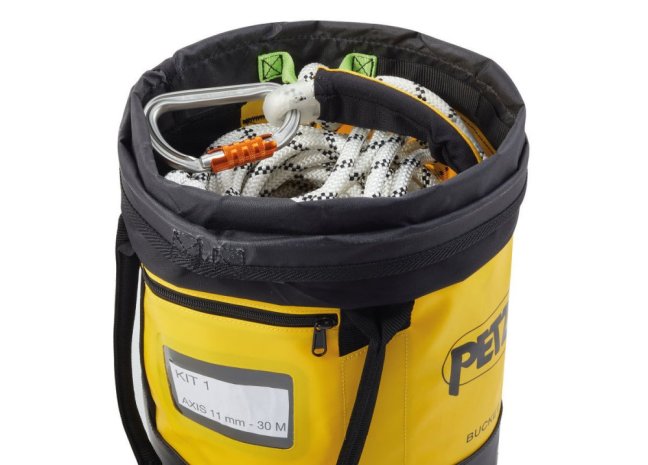 Odolný vak Petzl Bucket - Farba: čierna, Veľkosť: 45 l