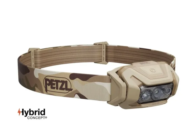 Nabíjateľná čelovka s farebným svietením Petzl Aria 2R RGB