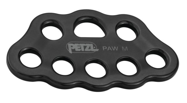Kotviaca platňa Petzl Paw - Veľkosť: S - čierna