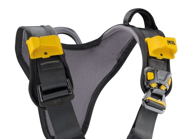 Bezpečnostný postroj Petzl Astro INT čierna - staršia verzia - Verzia: medzinárodná verzia - čierna farba, Veľkosť: 2