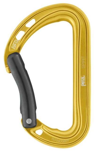 Horolezecká karabína Petzl Spirit - Typ: bent, Farba: zelená
