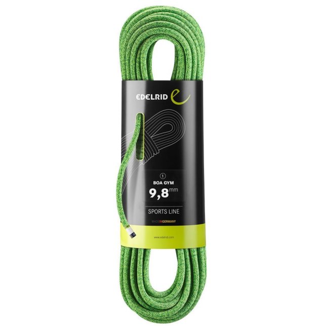 Lezecké lano Edelrid Boa Gym 9,8 mm - Dĺžka: 50 m, Farba: zelené