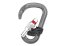 HMS karabína Petzl Attache - Typ: screw lock, Farba: čierna