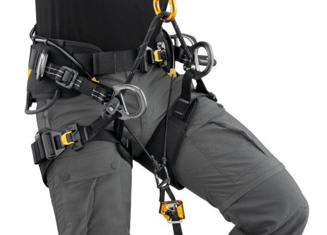 Výstupový set s kolenným blokantom Petzl Knee Ascent Kit