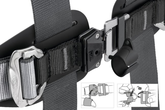 Postroj pre lanové parky Petzl Swan Easyfit - Typ: Steel