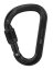 HMS karabína Petzl Attache - Typ: screw lock, Farba: čierna