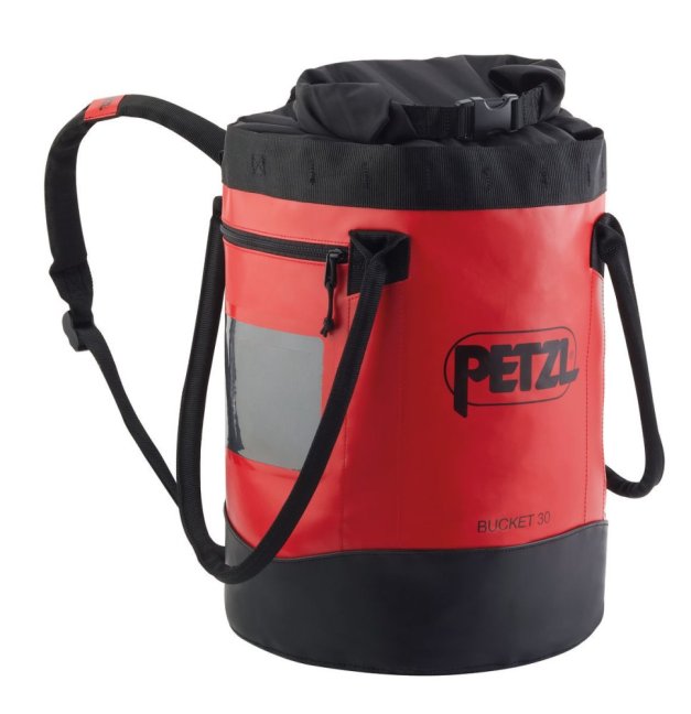 Odolný vak Petzl Bucket - Farba: čierna, Veľkosť: 45 l