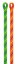Arboristické lano Petzl Flow 11.6 mm - Dĺžka: 45 m, Farba: zelené, Ukončenie: splietané oko