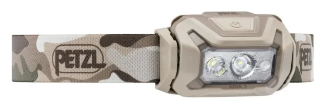 Pracovná čelovka s farebným svietením Petzl Aria 2 RGB - Farba: čierna