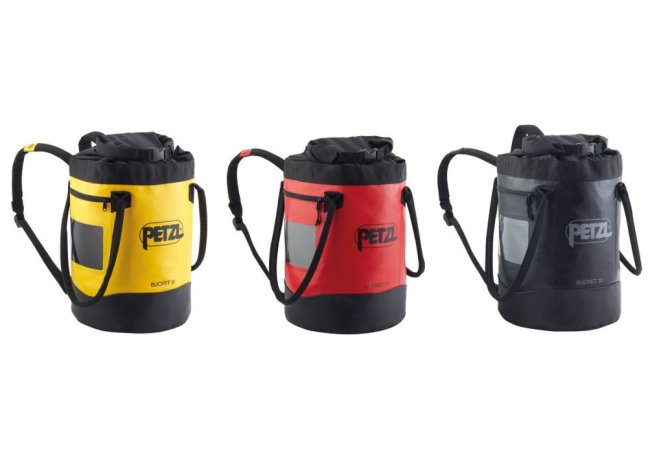 Odolný multifunkčný vak Petzl Bucket - Farba: červená, Veľkosť: 45 l