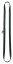 Slučka pre prácu vo výškach Petzl Anneau - Dĺžka: 60 cm - čierna