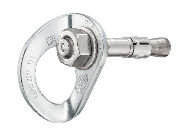 Kotviaci bod Petzl Coeur - Veľkosť: STAINLESS - 10 mm - plaketa s nitom