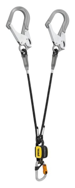 Tlmič pádu s dvoma lanami Petzl Absorbica Y MGO