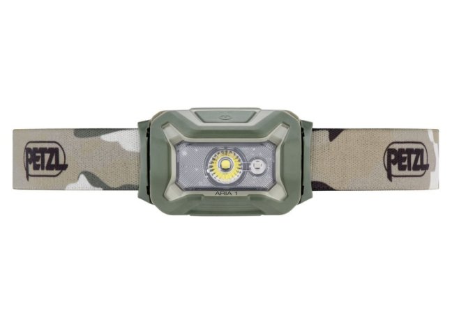 Vodotesná čelovka pre rybárov a polovníkov Petzl Aria 1 RGB - Farba: čierna