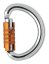 Karabína pólkruhovitého tvaru Petzl Omni - Typ: screw lock