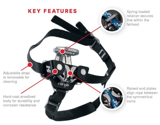 Nožný blokant Harken Ninja Foot Ascender