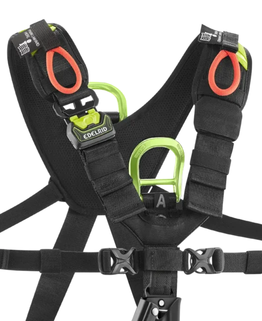 Bezpečnostný postroj Edelrid Vertic II - Verzia: Triple Lock Black, Veľkosť: 2