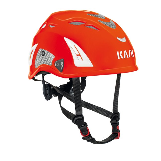 Pracovná prilba Kask Superplasma PL Hi-viz - Farba: žiarivo červená