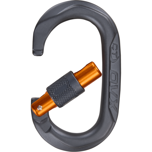 Oválna karabína Climbing Technology OVX - Typ: SG - screw lock