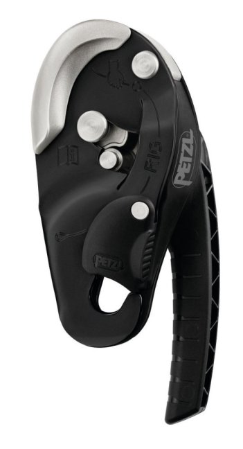 Zlaňovacia brzda pre výškové práce Petzl Rig - Farba: čierna