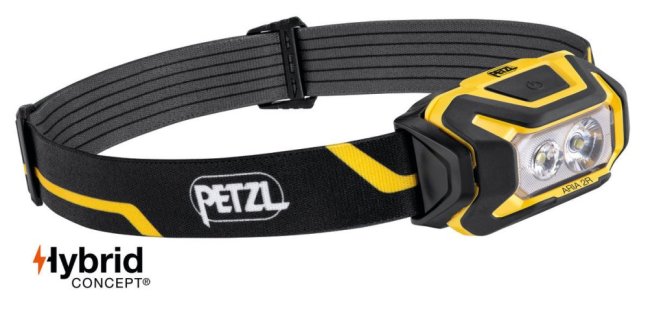 Nabíjateľná pracovná čelovka pre elektrikárov a údržbárov Petzl Aria 2R