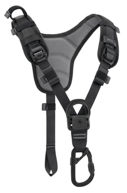 Hrudný postroj Petzl Top - Farba: žltá + čierna