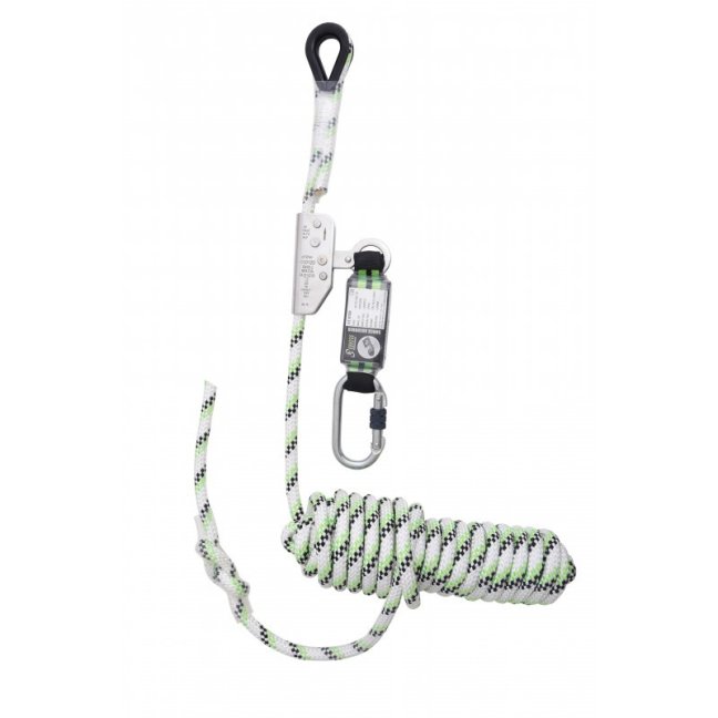 Bezpečnostné lano so zachytávačom Kratos Safety FA 20 102 - Dĺžka: 50 m