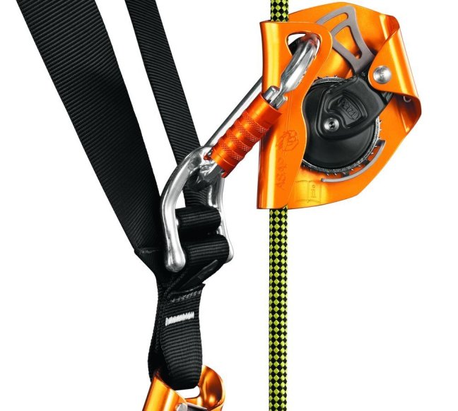 Zachycovač pádu Petzl ASAP - Typ: Asap + karabína OK TL + Asapsorber 20 cm