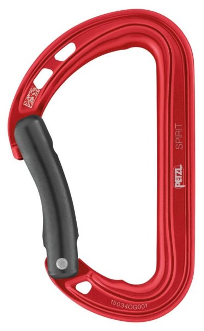 Horolezecká karabína Petzl Spirit - Typ: bent, Farba: zelená