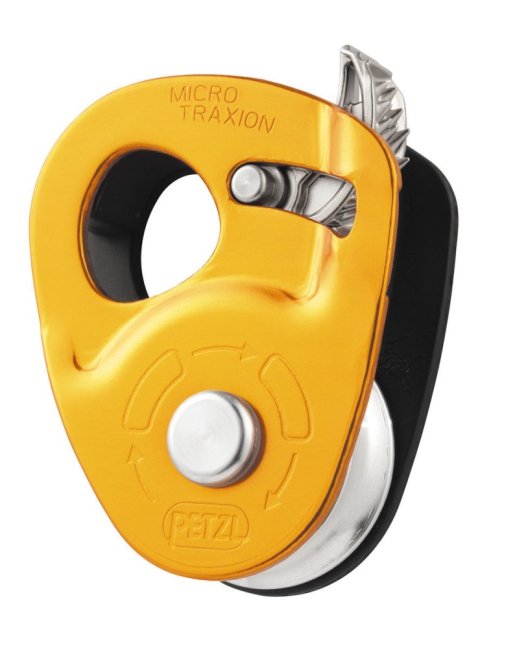 Kladka blokantom Petzl Micro Traxion