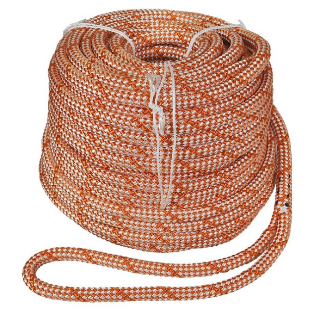Arboristické spúšťacie lano Teufelberger Sirius Bull Rope - Dĺžka: 70 m, Priemer: 14 mm, Ukončenie: so splietaným okom
