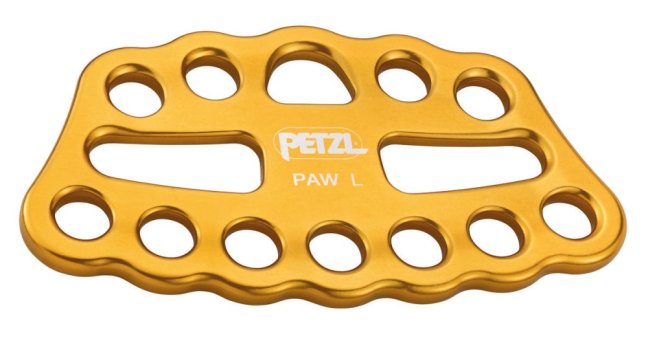 Kotviaca platňa Petzl Paw - Veľkosť: L - žltá