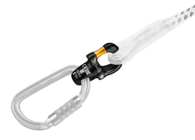 Kompaktný obratlík Petzl Micro Swivel